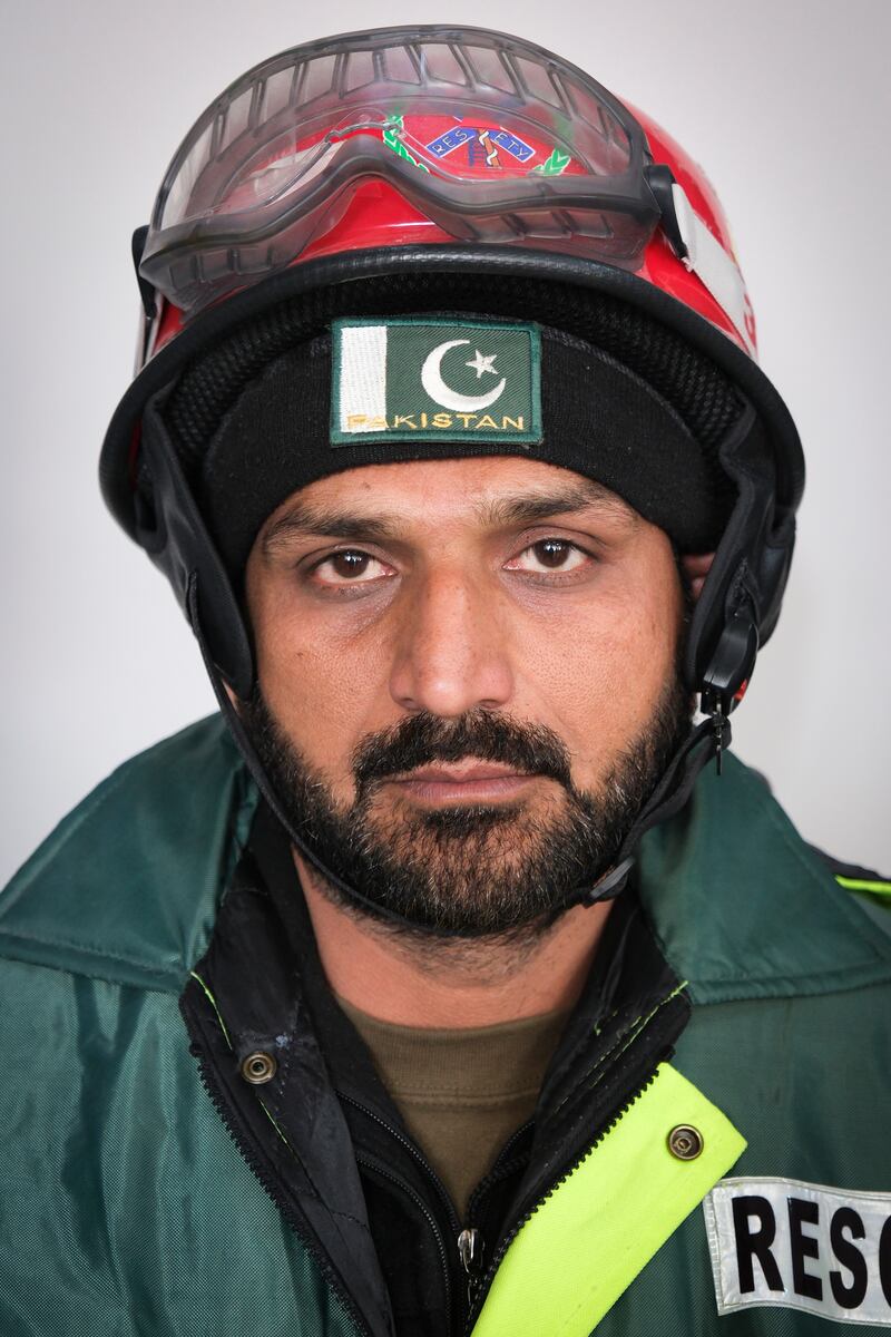 Muhammed Ahsan from the Pakistani team