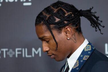 In this file photo taken on October 29, 2016, recording artist ASAP Rocky attends the LACMA Art + Film Gala at the Los Angeles County Museum of Art in Los Angeles. AFP