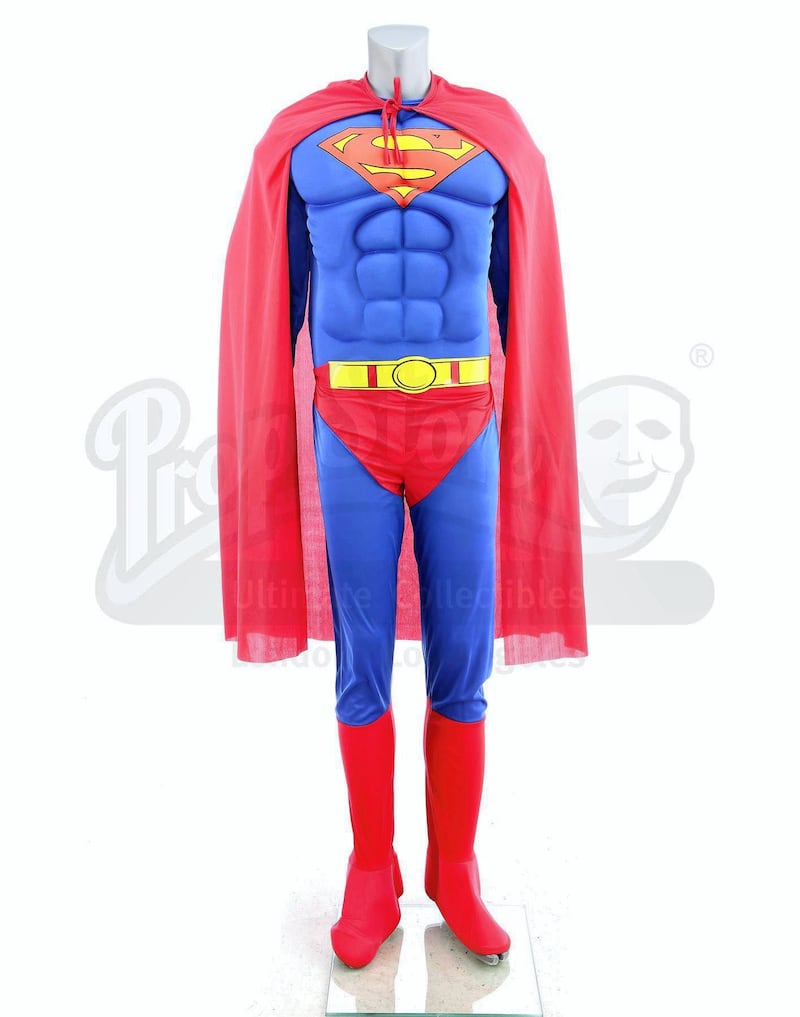 Joey Tribbiani's Superman Costume. Courtesy Prop Store