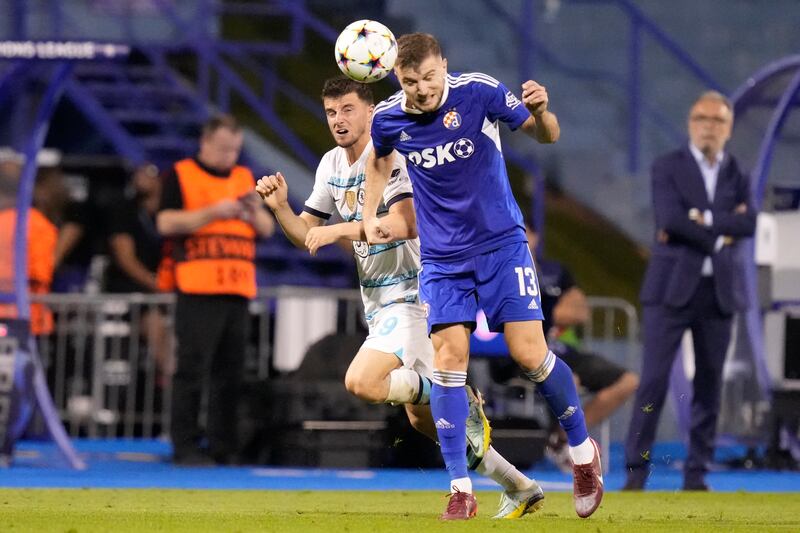 DF: Stefan Ristovski (Dinamo Zagreb). One of several heroes of the shock Dinamo Zagreb victory that cost Chelsea coach Thomas Tuchel his job. Ristovski anticipated threats and was bold going forward. AP Photo