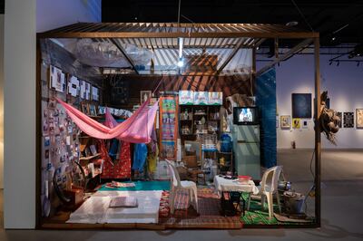 Kanitha Tith's installation Hut Tep Soda Chan (2011-2017) is part of this year's Singapore Biennale. Photo: Singapore Art Museum