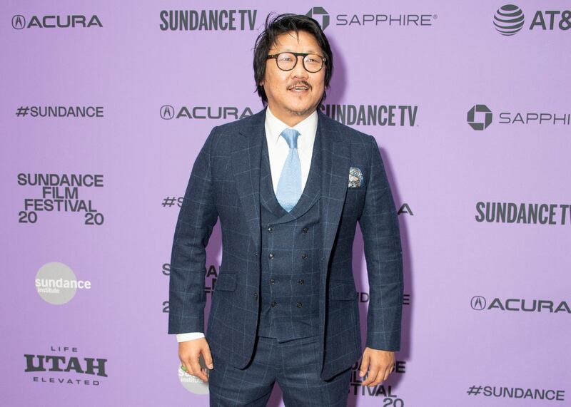Actor Benedict Wong attends the premiere of 'Nine Days' at the Eccles Theatre during the 2020 Sundance Film Festival. AP