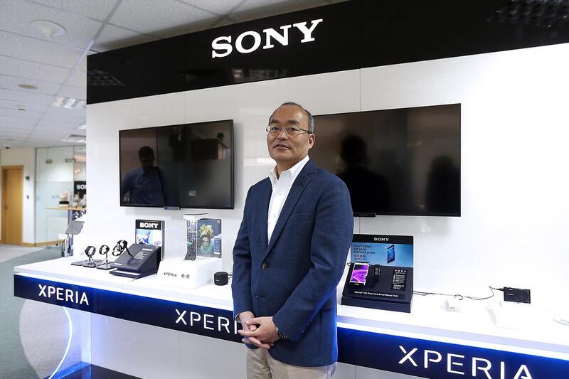 Hiroki Totoki, the chief executive of the Sony’s mobile communications division, said that the company’s lower end ranges would not disappear anytime soon, but it would 'streamline' its handset portfolio towards next year. Satish Kumar / The National
