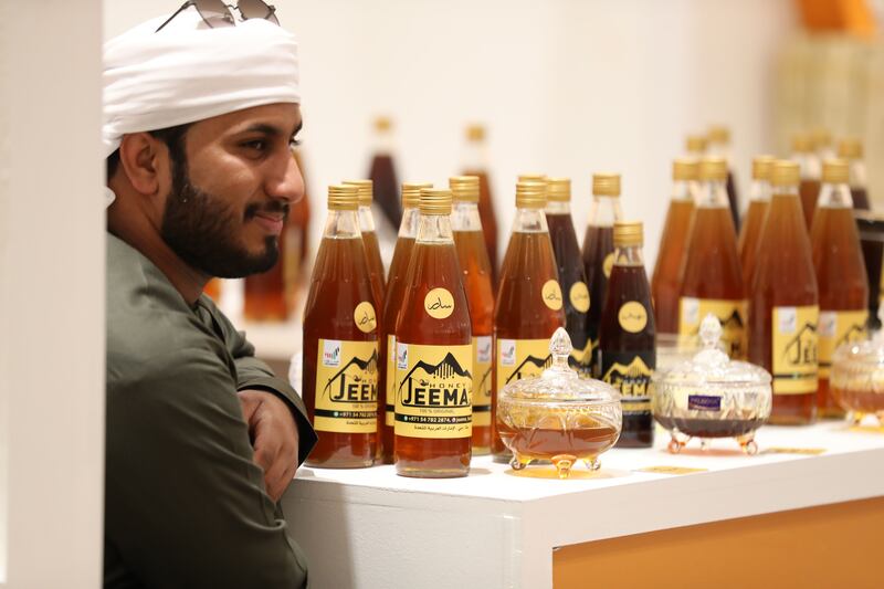 The Jeema honey stall. 