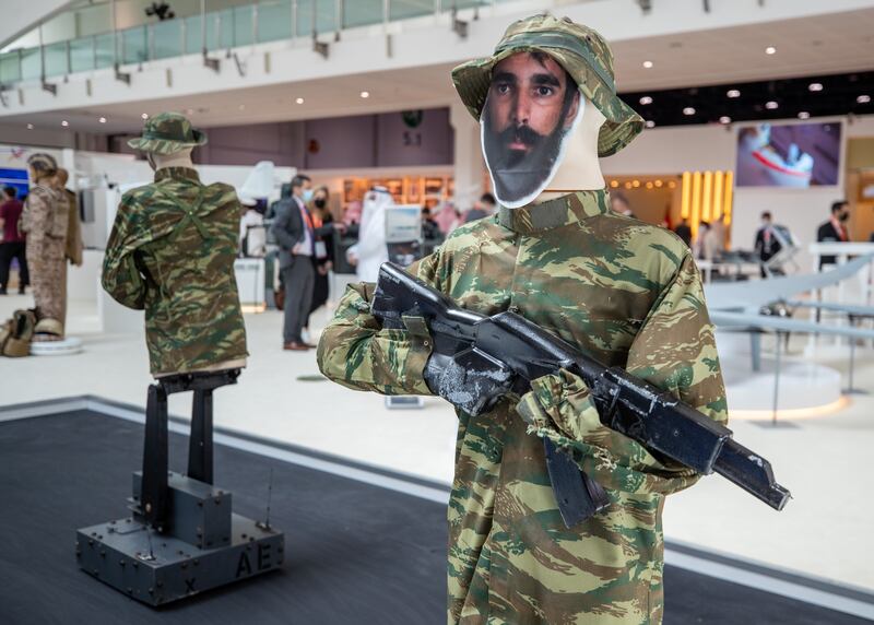 Marathon Target created robotic targets for live-fire training. Victor Besa / The National