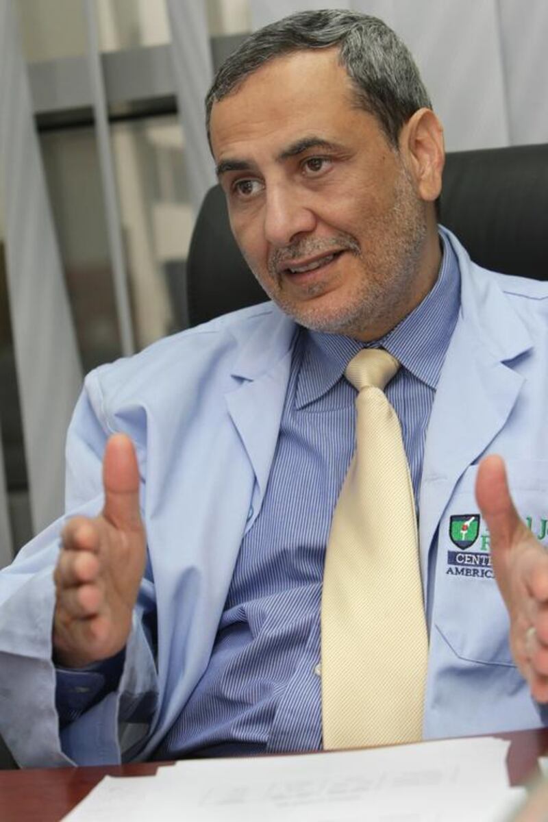 Dr. Samih Tarabichi, Burjeel Hospital’s medical director for Advanced Surgery, said unnecessary procedures put patients at risk. Jaime Puebla / The National