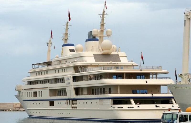 The 155-metre yacht Al Said. Fabio Serino / Reuters