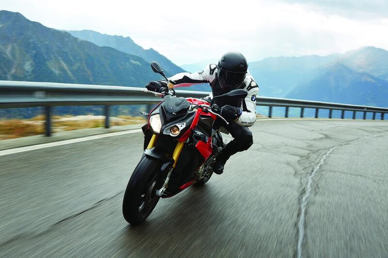 The impressive BMW S1000R offers so much torque that it can take tight mountainous turns without the need to downshift. Photo courtesy BMW