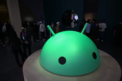 Google announced a host of new pairing services for its Android mobile operating system at CES 2024. AFP