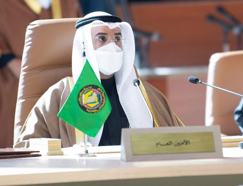 Dr Nayef Al Hajraf, Secretary General of the GCC at the summit. Courtesy Ministry of Foreign Affairs - Saudi Arabia