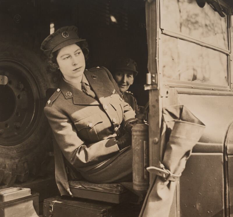 A collection of photographs showing Queen Elizabeth II's time in the Auxiliary Territorial Service during the Second World War are going up for auction. All photos: Reeman Dansie