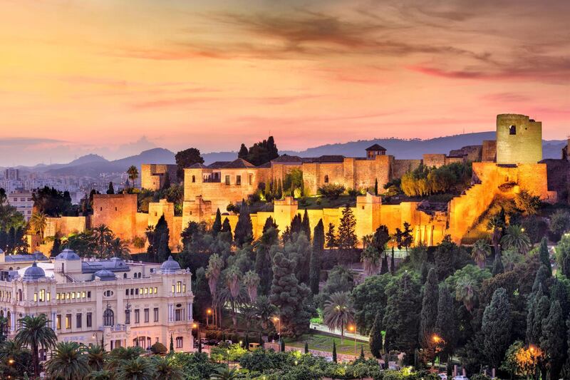 FN1NC4 Malaga, Spain at the Alcazaba citadel.