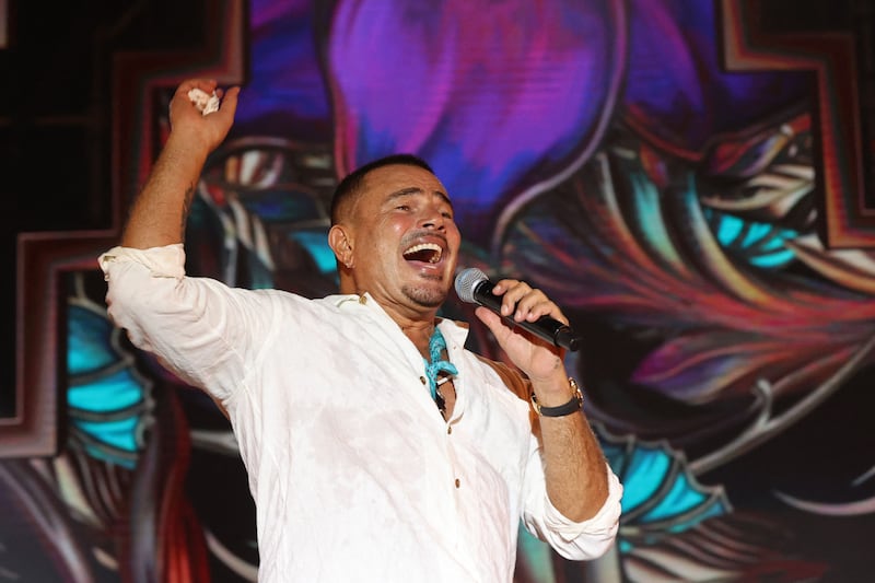 Diab's show prompted debate online - there was criticism the gig was not appropriate during Lebanon's straitened economic times