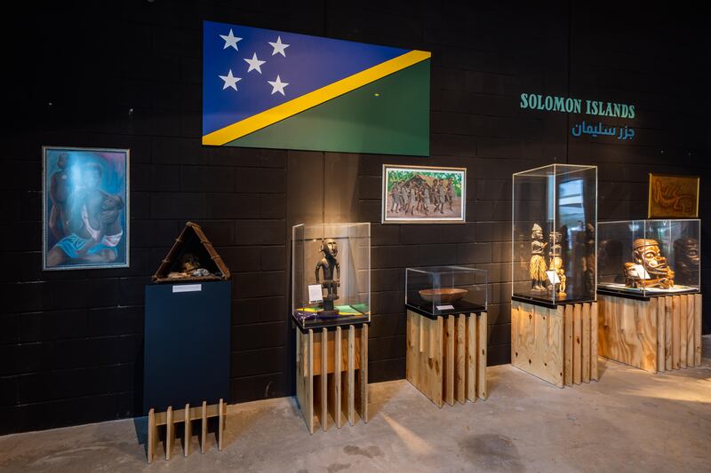 Interior of the Solomon Islands Pavilion, Expo 2020 Dubai. Suneesh Sudhakaran/Expo 2020 Dubai