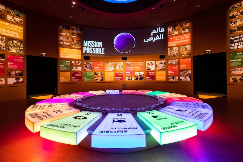 The Mission Shared Room at the Opportunity pavilion at Expo 2020 Dubai. All pictures by Expo 2020 Dubai