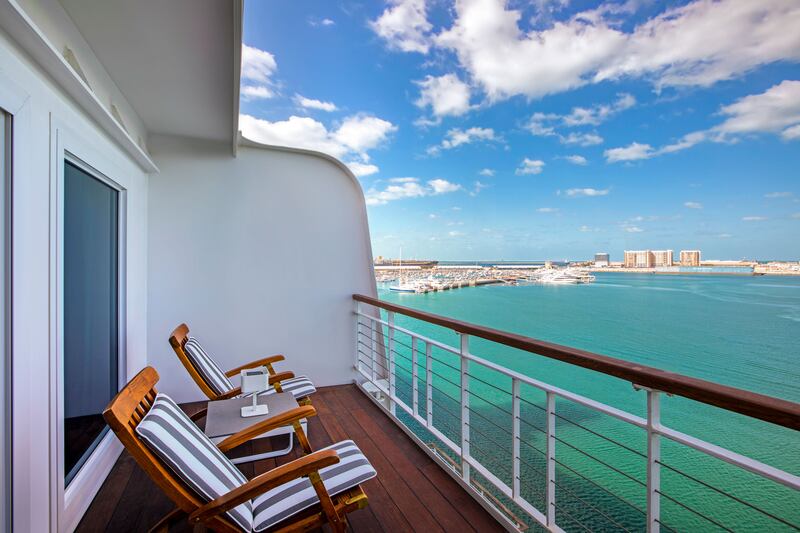 Sea views are best enjoyed from a private balcony