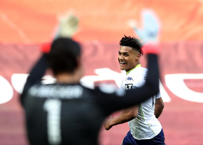 Ollie Watkins - 7: The striker was a real handful. He took his goal well, pressed hard and won the ball in the air. With proper supply and support he might have had much more success. Reuters