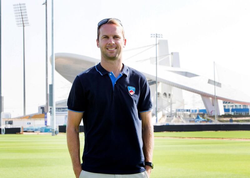 ABU DHABI, UNITED ARAB EMIRATES - Craig Henderson, former New Zealand and team Wellington player at the Cricket Stadium, Abu Dhabi.  Leslie Pableo for The National for Amith Passela���s story