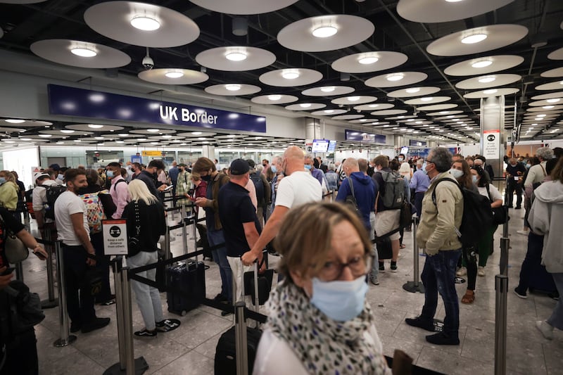 Travellers to England who have received both doses of a vaccine in the UK will no longer need to isolate at home for 10 days after visiting an 'amber list' country.