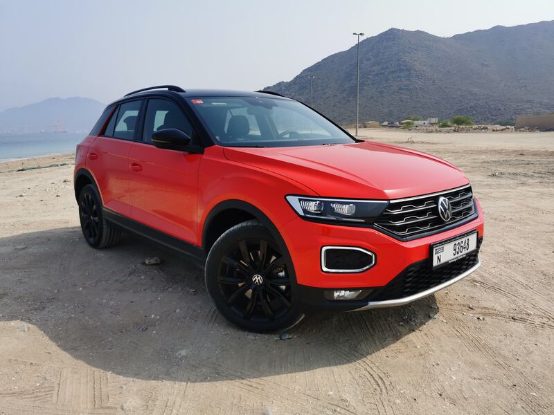 A chrome accented exterior, gloss black 18-inch alloy wheels and LED headlights add to the premium look and feel of the T-Roc