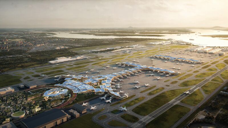 Changi Airport's Terminal 5, in Singapore, will be able to adapt to future pandemics, designers say. Photo: Changi Airport