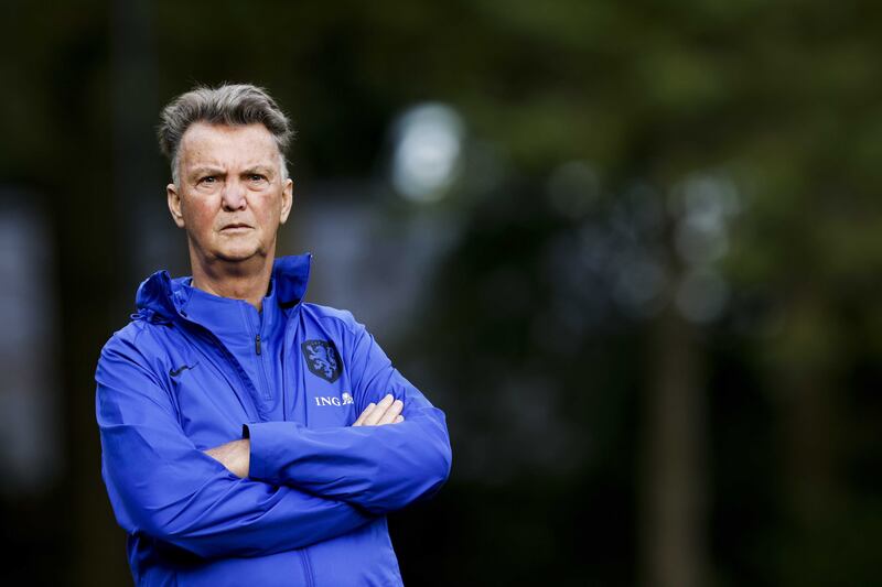 Netherlands manager Louis van Gaal. EPA