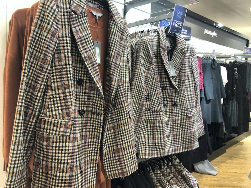 Coats for sale in Mall of the Emirates. Chris Whiteoak / The National