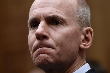 Boeing ousted CEO Dennis Muilenburg and replaced him with current chairman David Calhoun after the executive failed to stem the 737 Max crisis. AFP.