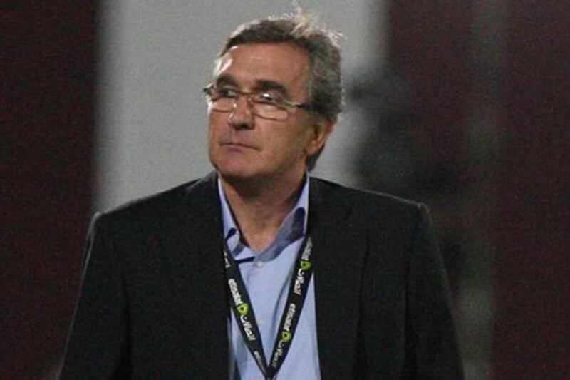 Al Wahda head coach Branko Ivankovic.