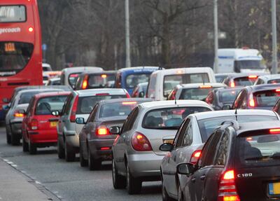 Gridlocked roads do not only grind the gears of motorists, they are also harmful for the environment. Photo: PA

