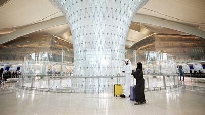 Terminal A opened in November and at Zayed International Airport has welcomed more than one million travellers since then. Photo: Abu Dhabi Airports