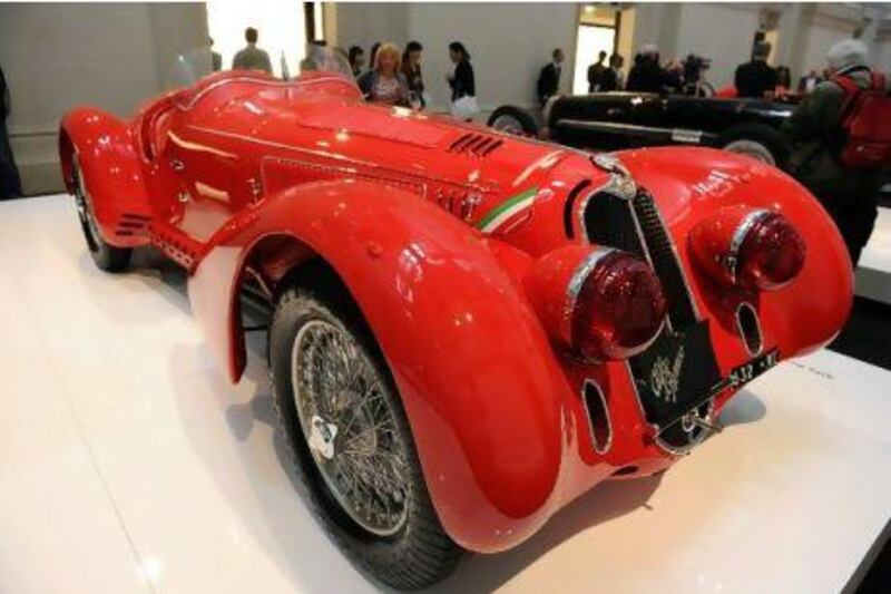 Enzo Ferrari helped develop the straight eight engine in the 8C. AFP