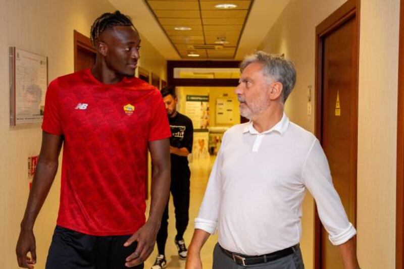 Tammy Abraham heading to take his medical at Roma.