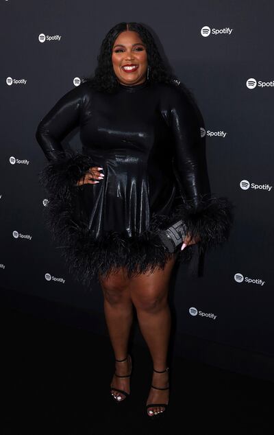 Lizzo arrives at the 2020 Spotify Best New Artist Party at The Lot Studios on Thursday, Jan. 23, 2020, in West Hollywood, Calif. (Photo by Willy Sanjuan/Invision/AP)