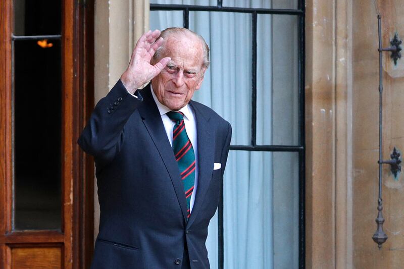 Prince Philip, seen here in July 2020, has been transferred to St Bartholomew's Hospital. AFP