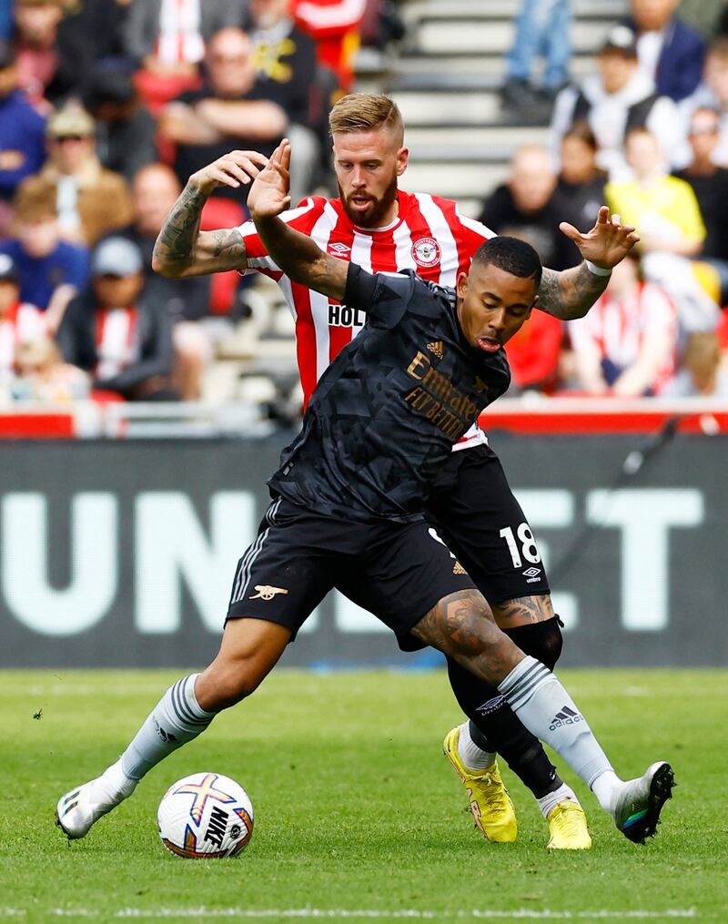 Pontus Jansson 5: Captain caught out by Xhaka’s ball over defence for Gunner's second goal in one of too many examples of Bees being caught napping at back. Reuters
