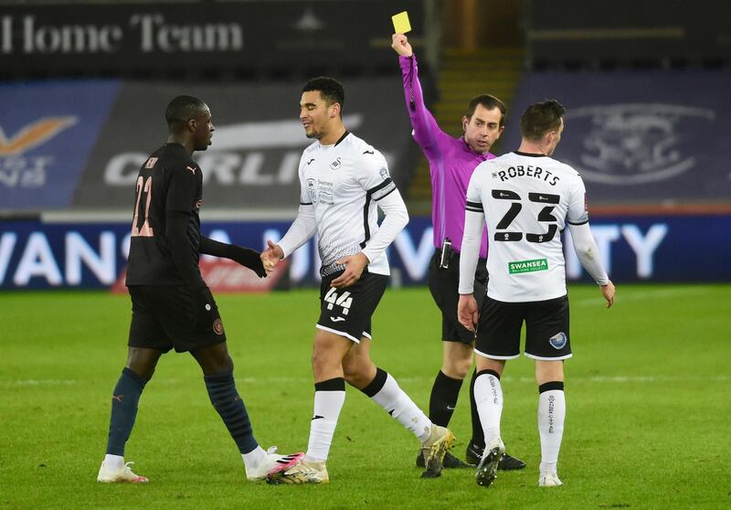Connor Roberts – 6. The Wales international riled Sterling in the second half. The referee calmed the situation, but neither were on the field for much longer anyway. Reuters