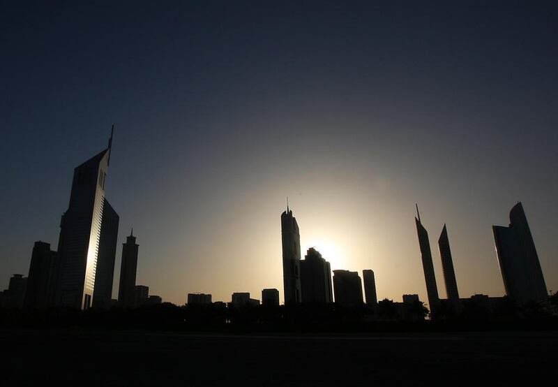 Sheikh Zayed Road in Dubai. A resident has been told to collect a Good Conduct Certificate. Pawan Singh / The National
