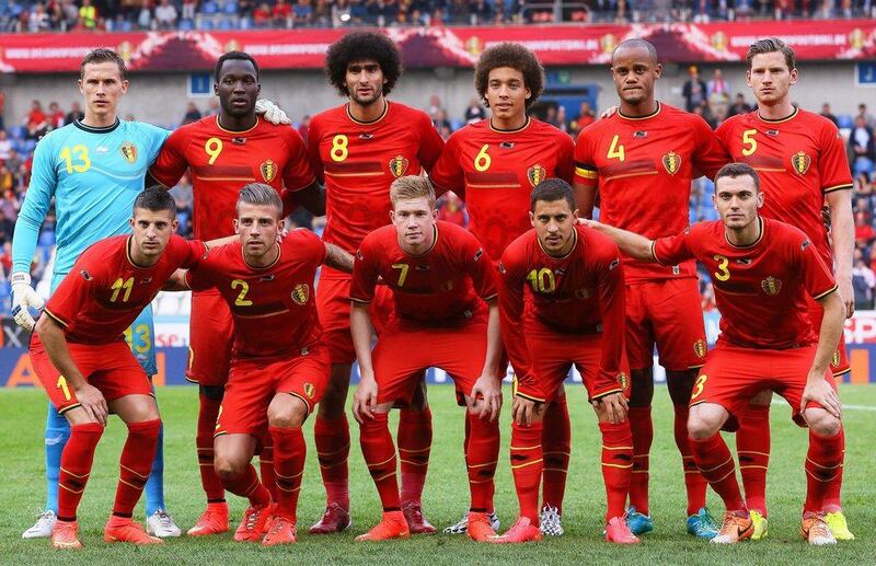 Belgium team photo taken before an international friendly on May 26, 2014. Julien Warnand / EPA