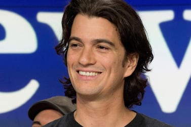 WeWork co-founder Adam Neumann stepped down as the company’s chief executive in September. AP