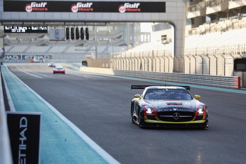 Al Qubaisi and Team Abu Dhabi were victorious at Dubai's 24-hour race in January. Delores Johnson / The National