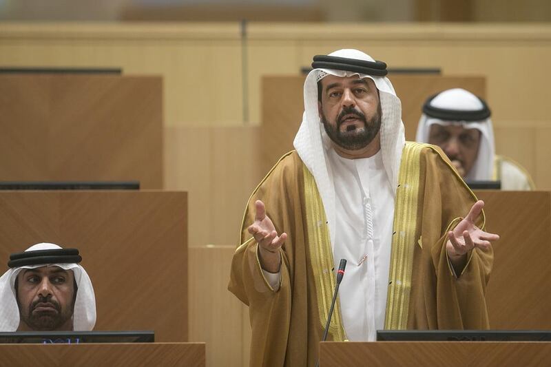 FNC member Salem Al Shehhi says that devoting the majority of budget funds to education will allow Emiratis to excel. Mona Al Marzooqi / The National