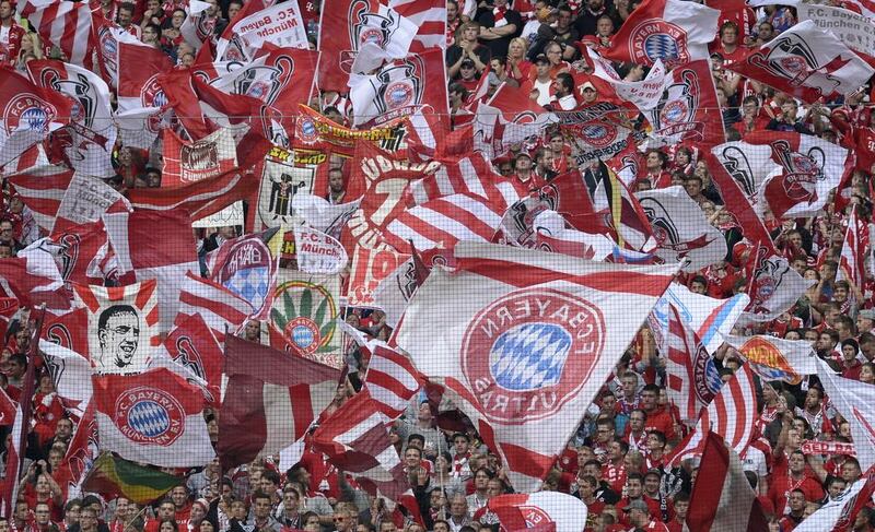 Team No 8: Bayern Munich, Germany. Christof Stache / AFP