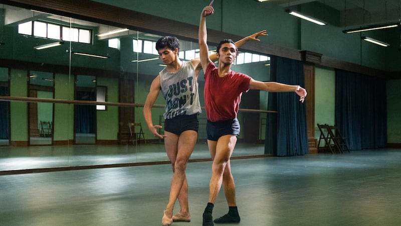 Manish Chauhan, left, stars in the new Netflix original film 'Yeh Ballet'. Netflix