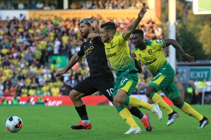 Right midfield: Emi Buendia (Norwich) – Others got the goals and Teemu Pukki was terrific but Buendia was the classiest of Norwich’s forward-thinking players. AFP
