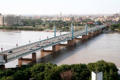 File photo. A Nile bridge in Khartoum, Sudan's capital. EPA