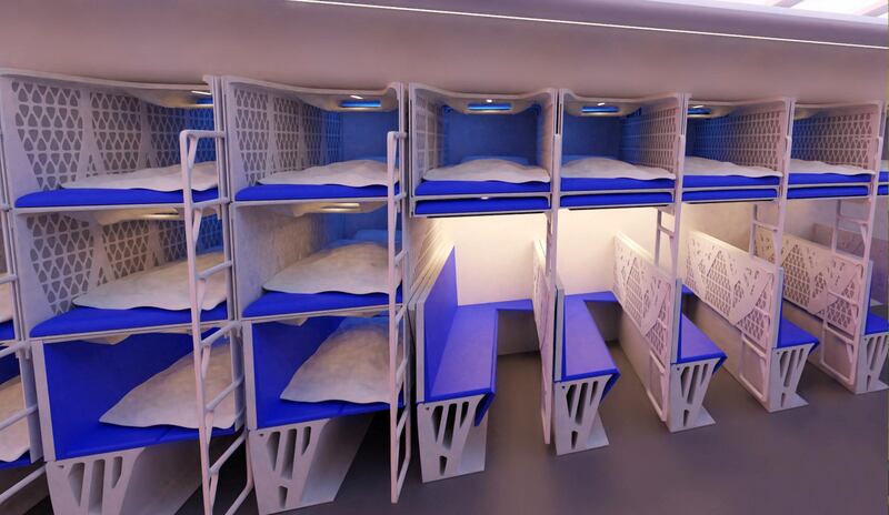 The Delft University of Technology has been shortlisted for the Crystal Cabin Awards for its economy flat bed concept. 