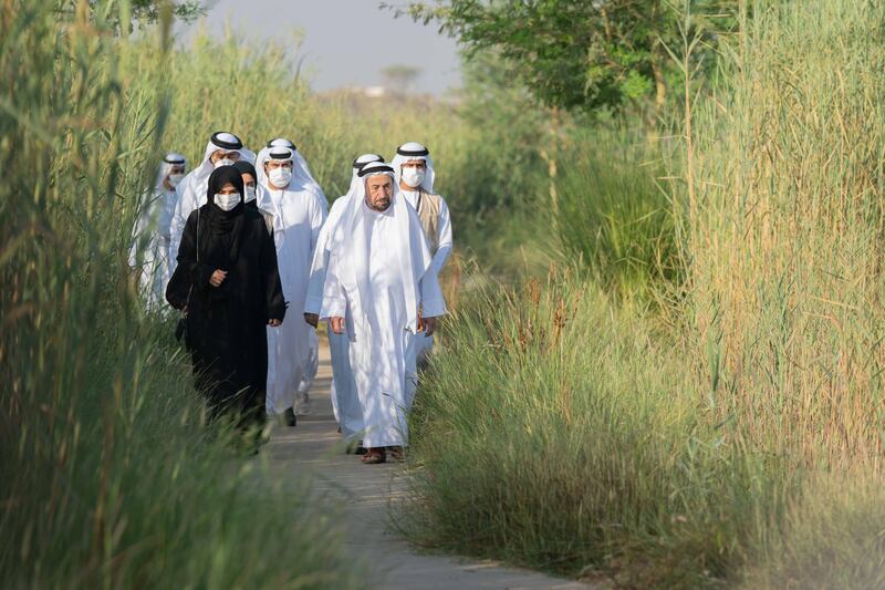 Sheikh Dr Sultan bin Muhammad Al Qasimi, Ruler of Sharjah, on a visit to Sharjah Safari on Wednesday. All photos: Wam