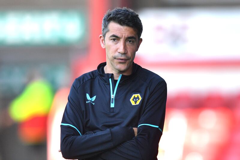 New Wolves manager Bruno Lage saw his team lose 1-0 at Crewe.