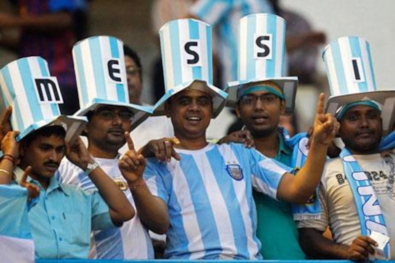 Indian fans were quite clear who was in their hearts.
